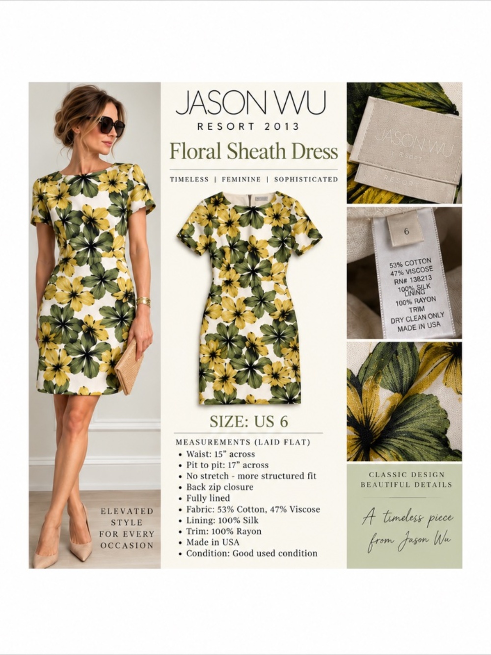 Jason Wu 70’s style dress